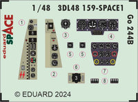 Eduard Go 244B SPACE 1/48 Space for ICM (Special Order)