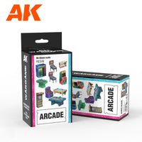 AK Interactive Arcade Wargame Set 100% Polyurethane Resin Compatible With 30-35MM Scale (Special Order)