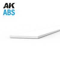 AK Interactive ABS Strip - 0.25 x 4.00 x 350mm x 10 units (Special Order)