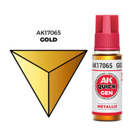 AK Interactive Quick Gen - Gold 18 ml (Special Order)