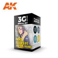 AK Interactive 3G Air - WWII RAF UNIFORM COLORS (Special Order)