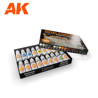 AK Interactive Total Chipping Kristof Pulinckx (18 Colors Set) (Special Order)