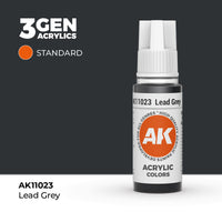 AK Interactive 3G Acrylic Lead Grey 17ml (Special Order)