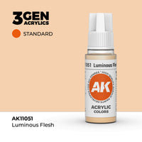 AK Interactive 3G Acrylic Luminous Flesh 17ml (Special Order)