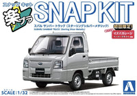 Aoshima 1/32 SNAP KIT #05-SS Subaru Sambar Truck (Sterling Silver Metallic) (Special Order)