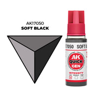 AK Interactive Quick Gen - Soft Black 18 ml (Special Order)
