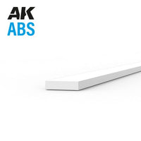 AK Interactive ABS Strip - 0.50 x 2.00 x 350mm x 10 units (Special Order)