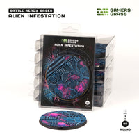 Gamers Grass Battle Ready Bases - Alien Infestation - Round 90mm (x1) (Special Order)