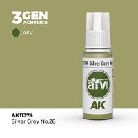 AK Interactive 3G Silver Grey No.28 (Special Order)