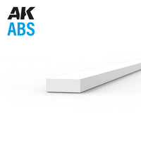 AK Interactive ABS Strip - 0.75 x 2.00 x 350mm x 10 units (Special Order)