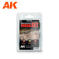 AK Interactive Enamel Liquid Pigment URBAN SET 35ml (3 ref) (Special Order)