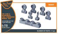 Clear Prop 1/72 U1H-2 A/B SEASPRITE (all versions) wheel set (Special Order)