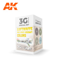 AK Interactive 3G Air - Luftwaffe Pre-WWII Aircraft Colors SET (Special Order)