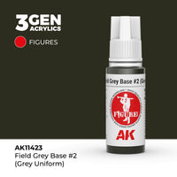 AK Interactive 3G Field Grey Base #2 (Grey Uniform) (Special Order)
