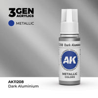 AK Interactive 3G Acrylic Dark Aluminium 17ml (Special Order)