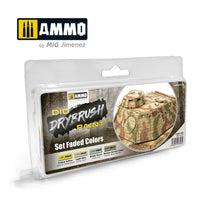 Ammo Mig Dio Drybrush Acrylic Paint Set - Faded Colors Set (Special Order)