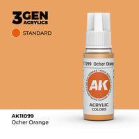 AK Interactive 3G Acrylic Ocher Orange 17ml (Special Order)