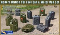 Gecko 1/35 Modern British 20L Fuel Can & Water Can Set (Special Order)