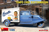 MiniArt 1/35 Tempo E400 Kastenwagen 3-Wheel Delivery Box Track Vehicle kits (Special Order)