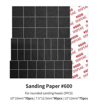 DSPIAE Sanding Paper for Arc Reciprocating Sanding Head #600 Grit (Special Order)