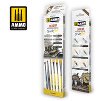 Ammo Mig Extreme Weathering Diorama Brush Set (Special Order)