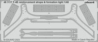 Eduard 1/48 F-4E reinforcement straps & formation lights [Photo etched set], for MENG (Special Order)