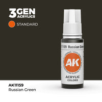 AK Interactive 3G Acrylic Russian Green 17ml (Special Order)