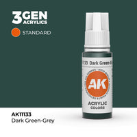 AK Interactive 3G Acrylic Dark Green-Grey 17ml (Special Order)
