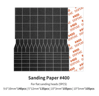 DSPIAE Sanding Paper for Flat Reciprocating Sanding Head #400 Grit (Special Order)