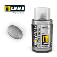 Ammo Mig A-Stand Lacquer Paint 30ml - Dull Aluminium (Special Order)