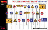 MiniArt 1/35 Polish Traffic Signs 1930-40s Figures (Special Order)