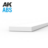 AK Interactive ABS Strip - 0.75 x 4.00 x 350mm x 10 units (Special Order)