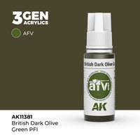 AK Interactive 3G British Dark Olive Green PFI (Special Order)