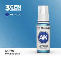 AK Interactive 3G Acrylic Metallic Blue 17ml (Special Order)