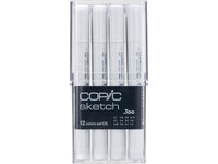 Copic Sketch Marker 12Pc Cool Gray Set (Special Order)
