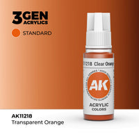 AK Interactive 3G Acrylic Clear Orange 17ml (Special Order)
