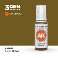 AK Interactive 3G Acrylic Green-Brown 17ml (Special Order)