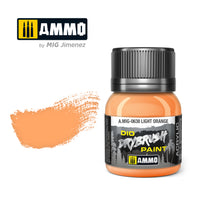 Ammo Mig Dio Drybrush Acrylic Paint 40ml - Light Orange (Special Order)