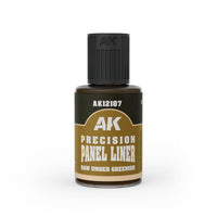 AK Interactive Precision Paneliner Raw Umber Greenish (30ml) (Special Order)