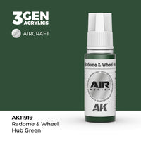 AK Interactive 3G Air - Radome & Wheel Hub Green (Special Order)