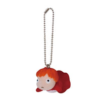 Sekiguchi Flocked Key Chain - Ponyo "Ponyo" (Special Order)