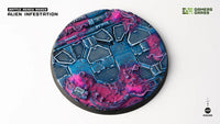 Gamers Grass Battle Ready Bases - Alien Infestation - Round 100mm (x1) (Special Order)