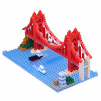 Nanoblock Sights to See Series, Golden Gate Bridge "World Famous Buildings" (Special Order)