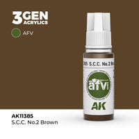 AK Interactive 3G S.C.C. No.2 Brown (Special Order)