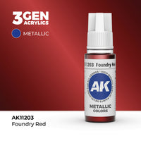 AK Interactive 3G Acrylic Foundry Red 17ml (Special Order)