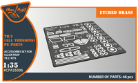 Clear Prop 1/35 TB.2 PE parts for Clear Prop kit (Special Order)