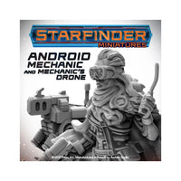 Archon Studio Starfinder Android Mechanic (with mechanic's drone) (Starfinder Masterclass Miniatures) (Special Order)
