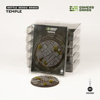 Gamers Grass Battle Ready Bases - Temple - Round 80mm (x1) (Special Order)