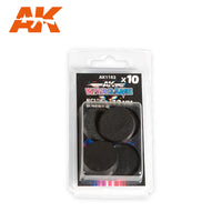 AK Interactive Plastic Wargame Bases. Round Base 32mm (10 Units) (Special Order)