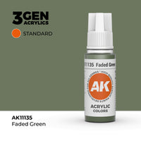 AK Interactive 3G Acrylic Faded Green 17ml (Special Order)